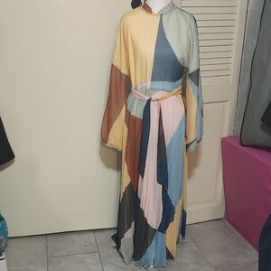 Gemma Albright Colorful Geometric Maxi Dress